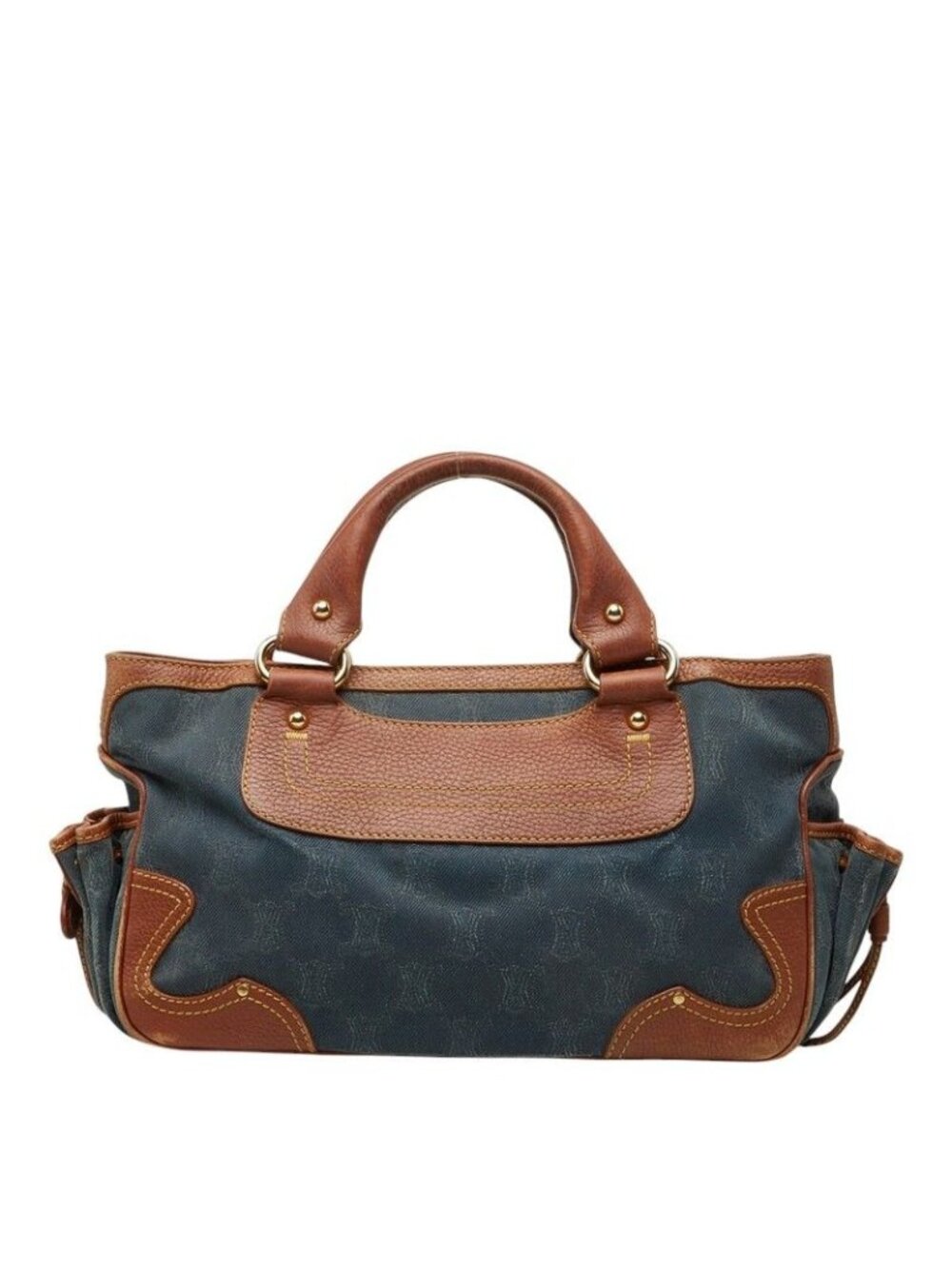 Celine Parimacadam Boogie Bag Handbag Blue Leather Denim